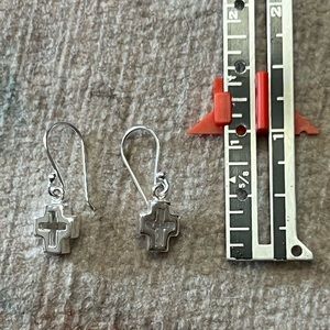 Silpada cross earrings